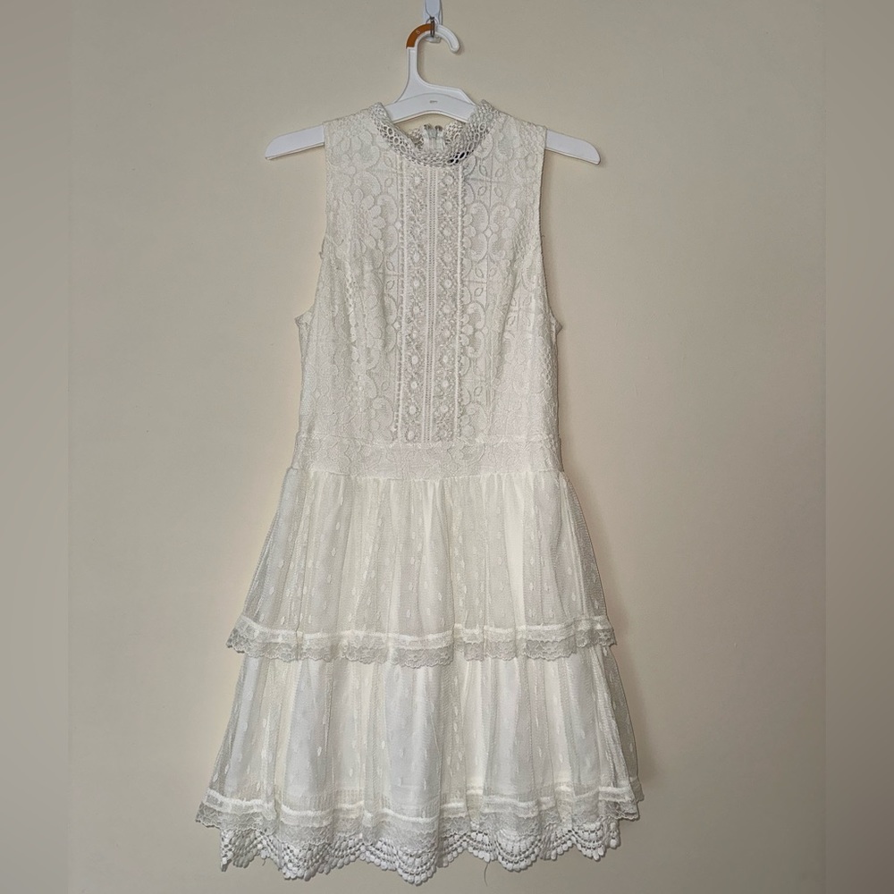 White short lace dress from Disney’s Beauty and the Beast collection!